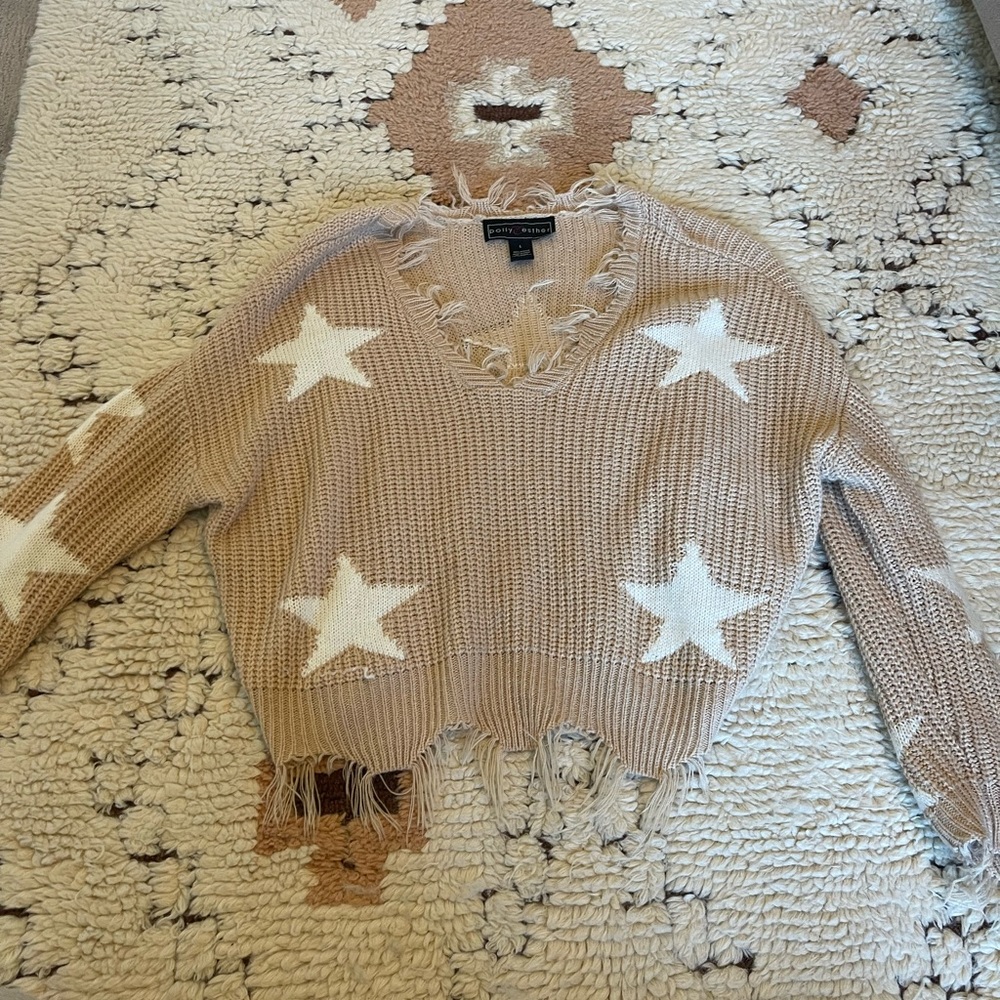 Star sweater. Size L.